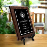 Sport and Athletics Competition Customizable Award Plaque | Recognition of Achievement and Service Personalizable Plaques