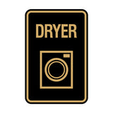 Signs ByLITA Portrait Round Dryer Wall or Door Sign