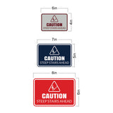 Signs ByLITA Classic Framed Caution: Steep Stairs Ahead Door or Wall Sign Easy Installation | Health And Safety | Building And Warning Signs