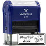 All Quality Happy Mail Inside Self-Inking Rubber Stamp | Business and Packaging Stamps
