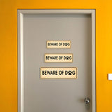 Standard Plus Beware of Dog Wall or Door Sign | Home Decor