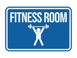 Classic Framed Fitness Room Wall or Door Sign