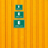 Classic Framed Plus Open - مفتوح Door or Wall Sign | Bilingual General Signs - Arabic