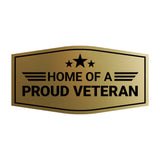 Signs ByLITA Fancy Home of a Proud Veteran Easy Installation | Honor Veterans with Military Signs | US Pride | Businesses and Homes Wall or Door Sign