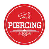 Signs ByLITA Circle Piercing Wall or Door Sign