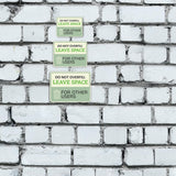 Classic Framed Plus Do Not Overfill Leave Space For Other Users Door or Wall Sign | Waste Disposal Etiquette