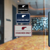 Signs ByLITA Classic Framed Coaches Only Wall or Door Sign
