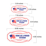 Victorian Plus Home of a Proud Veteran Wall or Door Sign| Honor Veterans with Military Signs | US Pride | Businesses and Homes