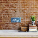 Jesus Is The Anchor Of My Soul Hebrews 6:19 5x10 Hanging Plus Wall or Door Sign | Religious Home Decor