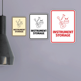 Signs ByLITA Portrait Round Instrument Storage Door or Wall Sign Easy Installation | Directing Artists & Co-Workers | Music | Concert | Festivals
