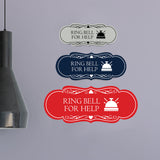 Signs ByLITA Designer Ring Bell for Help Wall or Door Sign
