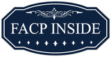 Signs ByLITA Victorian FACP Inside Wall or Door Sign - Easy Installation | Durable Wall or Door