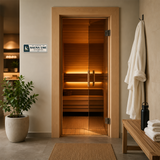 Standard Plus Please Limit Sauna Use to 30 Minutes — Wall or Door Sign | Treatment Room - Sign
