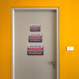 Classic Framed Plus Protected By the Constitution and a Loaded Magazine Door or Wall Sign | Home Security