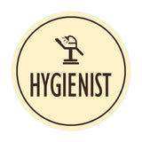 Signs ByLITA Circle Hygienist Wall or Door Sign