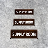 Standard Plus Supply Room Wall or Door Sign | Office & Home Decor