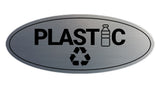 Signs ByLITA Oval Plastic Sign - Laser-Engraved Lettering | Durable ABS Plastic | Vibrant Colors | Powerful Foam Tape