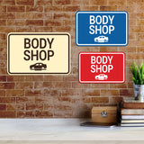 Signs ByLITA Classic Framed Body Shop Wall or Door Sign