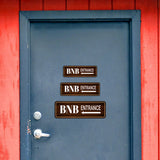 Standard Plus BNB Entrance (Left Arrow) Door or Wall Sign | BnB Hosting Signage