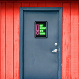 Portrait Round Plus Don't Interrupt, We're Grinding Wall or Door Sign | Easy Installation | Gaming | Home Decor