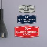 Signs ByLITA Fancy Quality Control Room Wall or Door Sign