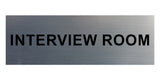 Basic Interview Room Wall or Door Sign
