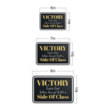 Classic Framed Plus Victory Tastes Best When Served With a Side Of Class Door or Wall Sign | Motivational Decor