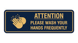 Standard Attention Please Wash Your Hands Sign