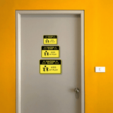 Classic Framed Plus Caution Slow! Kids At Play Wall or Door Sign | Children Safety Sign
