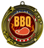 All Quality Stars Design BBQ Medal | Competition | High Quality Metal Medal - 1st, 2nd, 3rd Place
