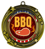 All Quality Stars Design BBQ Medal | Competition | High Quality Metal Medal - 1st, 2nd, 3rd Place