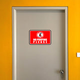 Classic Framed Plus No Pooping Please Wall or Door Sign | Restroom | RV Accessories