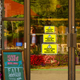 Classic Framed Plus Shoplifters Will Be Prosecuted Wall or Door Sign | Safety Warning Signage
