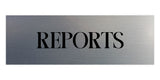 Signs ByLITA Basic Reports Wall or Door Sign