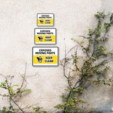 Classic Framed Plus Exposed Moving Parts – Keep Clear Door or Wall Sign | Miscellaneous Warning Signs - Industrial & Construction