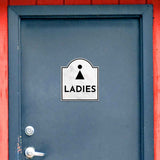 Ladies (Restroom Vector)' Headstone ? Wall/Door Restroom & Hygiene Sign