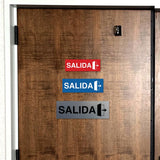 Signs ByLITA Basic Salida Wall or Door Sign