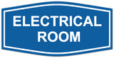 Signs ByLITA Fancy Electrical Room Authorized Personnel Only Sign - Laser-Engraved Lettering | Durable ABS Plastic | Vibrant Colors | Powerful Foam Tape