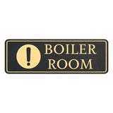 Standard Plus Boiler Room Wall or Door Sign | Workplace Safety Signage
