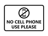Classic Framed No Cell Phone Use Please