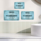 Classic Framed Plus This Is A Bathroom Not A Wifi Lounge Sh*t & Split Wall or Door Sign | Office & Workspace Bathroom Signage