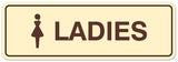 Signs ByLITA Standard Ladies Figurine Sign - Easy Installation | Durable Wall or Door