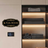 Victorian Plus Nail Room — Wall or Door Sign | Treatment Room - Sign