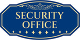 Victorian Plus Security Office Wall or Door Sign | Legal and Courtroom Decoration