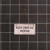 Rooms & Spaces | Rustic Red Wood 5 x 10" Hanging Signs