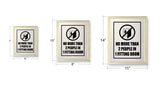 Designs ByLITA No More than 2 People In One Fitting Room, Wall Print Art | Retail Store Decoration (Unframed or Framed)