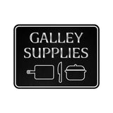 Classic Framed Plus Galley Supplies Door or Wall Sign | Boats & Yachts Signage