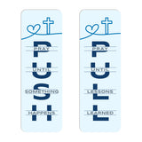 Signs ByLITA Vertical Push and Pull Door Signs (Christian Pray Until Something Happens And Pray Until Lessons Learned)