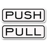 Classic Horizontal Push Pull Door Sign