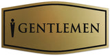 Signs ByLITA Fancy Gentleman figurine Sign - Laser-Engraved Lettering | Durable ABS Plastic | Vibrant Colors | Powerful Foam Tape Wall or Door Sign
